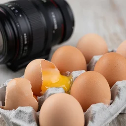 photograph of well seasoned eggs, sigma 85mm f/1.4, depth of field, high resolution, 4k, 8k, hd, full color
