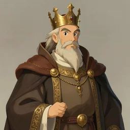 portrait of medieval old king, artstation, cartoon, elegant highly detailed digital painting, concept art, smooth, sharp focus, illustration, art by ghibli, makoto shinkai, don bluth, giraud, tom whalen, atey ghailan, akihiko yoshida, fadeev