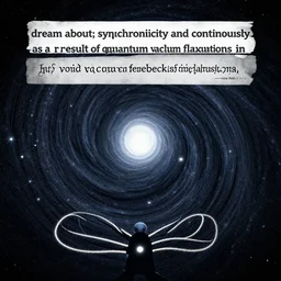 dream about; synchronicity and continuously, as a result of quantum vacuum fluctuations in void and vacuum feedbacks of fluctuations, a consciousness of the Void emerges...