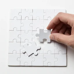 a jigsaw puzzle