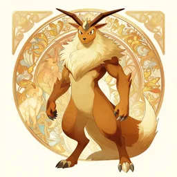 lucario, furry, intricate illustration by krenz cushart, alphonse mucha, artgerm, trending on artstation