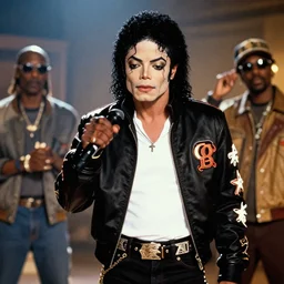 a still image of michael jackson in a snoop dogg music video ( 1 9 9 5 ) - 4