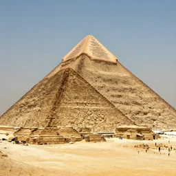 historical photo of aliens building the great pyramid