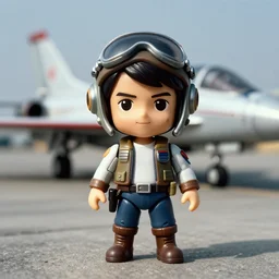 tom cruise as nendoroid as a jet pilot as nendoroid action movie as nendoroid, kodak film