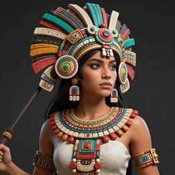 ultra realistic illustration, beautiful female mayan warrior, intricate, highly detailed, digital painting, fantasy, artstation, cgnode, concept art, smooth, sharp focus, dramatic lighting, colorful, art by artgerm and roberto ferris and alphonse mucha