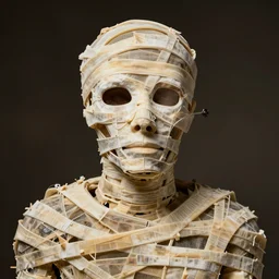 mummy einstein portrait