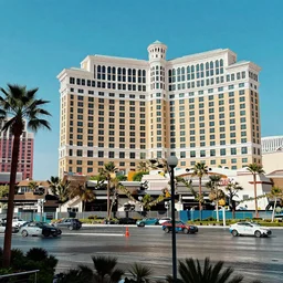 Las Vegas Strip in the style of Adam O'Day