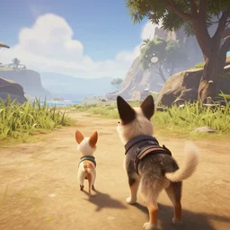 Gameplay screenshot from the videogame \'Stray\' (2022)