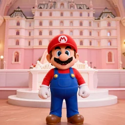 a film still of a cosplay of mario in the grand budapest hotel ( 2 0 1 4 ), 4 k