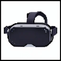 virtual reality headset device pixel art