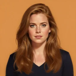 portrait of amy adams, highly detailed, centered, solid color background, digital painting, artstation, concept art, smooth, sharp focus, illustration, artgerm, donato giancola, basil gogos, joseph christian leyendecker, les edwards, ed repka, wlop