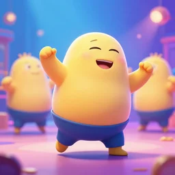 big chungus dancing at a party