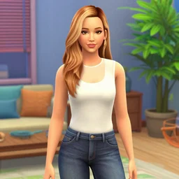 Jennifer Lawrence, the sims 4