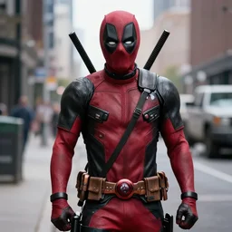 Deadpool as a police officer