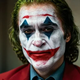 joe biden, joker makeup. highly detailed, super realistic, perfect lightning
