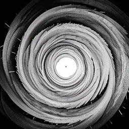 a mathematically generated spiral pattern