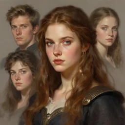 beautiful model, portrait, works by artgerm, greg rutkowski and magali villeneuve, portrait, d & d, fantasy, high detail, headshot, digital painting, artstation trends, concept art, clear focus, illustration
