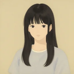 A decent young girl portrait by Hiroshi Yoshida.