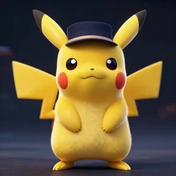 pikachu detective, pixar style character, medium portrait shot, detailed, octane rendering, defined, sharpen texture, cel shading, dark colours, night, ultra realistic, unreal engine 5, octane render, 8 k, bold, 3 5 mm lens, photography, hyperrealistic