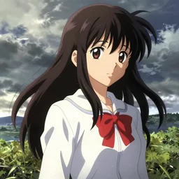 Kagome higurashi fanart. By Konstantin Razumov, highly detailded