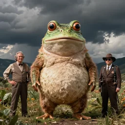hyper realistic derpy hybrid of big chungus danny devito john candy frogman by greg rutkowski