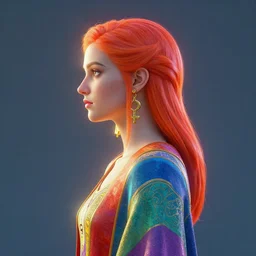 side - profile painted portrait, imogen poots paladin, backlit, key lighting, tarot, gaudy colors, unreal engine render, art nouveau, maya render, octane render aesthetic, overlord, dota matte painting concept art, official fanart behance hd artstation by james gilleard, jesper ejsing, lois van baarle, ilya kuvshinov