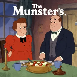 the munsters, by charles addams,