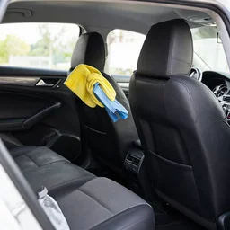 cleaning the cars and installing the carseats