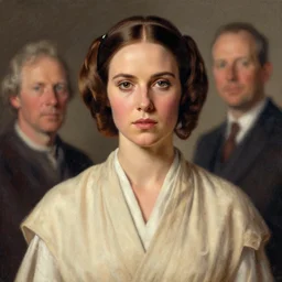 portrait of a Princess Leia by Mandy Jurgens and Richard Schmid