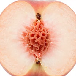 flat half peach texture from photo, fruit, one peach, macro shot, detailed, realistic, food, 4 k,