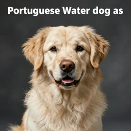 “Portuguese Water dog as iron man”