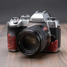 a camera made from human flesh