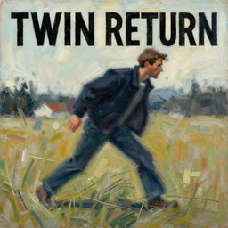 twin peaks the return, painting by phil hale, fransico goya,'action lines '!!!, graphic style, visible brushstrokes, motion blur, blurry, visible paint texture, crisp hd image