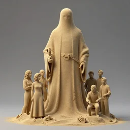 high intricate 3 d sculpture of the sandman by neil gaiman, full shot, maria panfilova, andrea savchenko, mike kime, ludovic plouffe, qi sheng luo, oliver cook, julian calle, eddie mendoza, trending on artstation