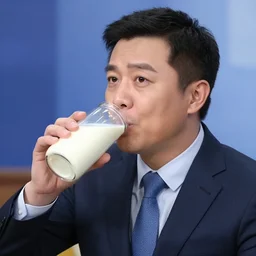political commentator chugs gallons of soy milk