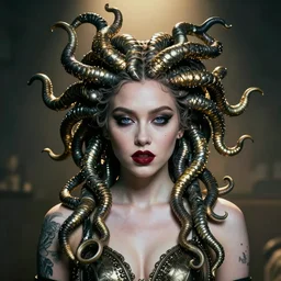 grimes as medusa