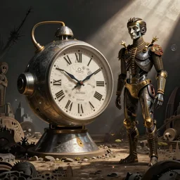 time machine by Picasso and giger
