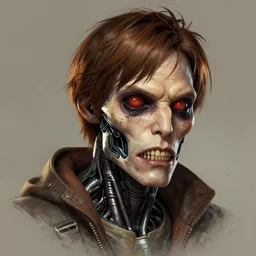 asthetics! pretty! cell shaded  scary head portrait of cyborg christopher reeve! as Borderlands 3 concept art, llustration, postapocalyptic grunge, concept art by  Eric Barnett, highly detailed, sharp focus,alien, HQ, 4K ,art by Eric Barnett