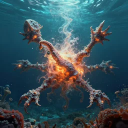 creatures infusion gravitational image underwater astrophotography indiegamedev luscious contemporaryart kaur fractal submerged [... ] natgeo fractal apocalyptic illustration groundwater venetian