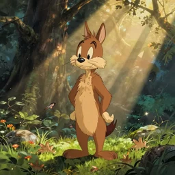wile e. coyote, studio ghibli