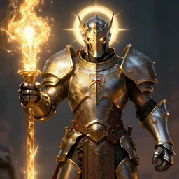holy paladin with light powers, by art by thomas cole and wayne barlowe highly detailed, 8 k, hdr, close up, smooth, sharp focus, high resolution, award - winning photo