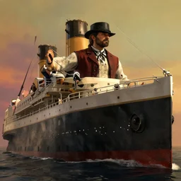 titanic in red dead redemption c - 1 6