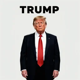 the mogul, john goodman portrays donald trump, minimalist movie poster, minimalism, digital art, fan art, trending on artstation