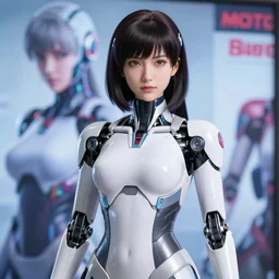 highly detailed portrait screenshot of gorgeous lithe feminine cybertronic motoko kusanagi robot modeling in robotics advertisement. stephen bliss, 8 k, fantasy octane by greg rutkowski, loish, rhads, ferdinand knab, makoto shinkai and lois van baarle, ilya kuvshinov, rossdraws, tom bagshaw, radiant luminance.