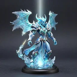 World of warcraft character made it of wind, 50mm, Rays of Shimmering Light