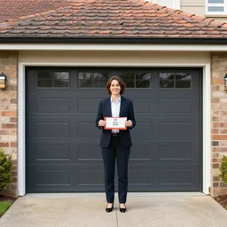 an eestate agent photo of a garage for sale