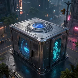 arena box city street andromeda krogan base digital cgi rtx hdr painting bioluminance alena aenami artworks octane render 8 k 2 2 2 2