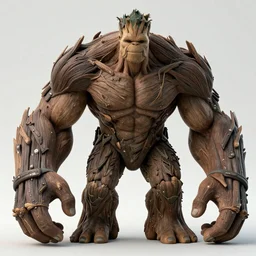 colossal!! titan!! groot!!, muscular, fit, 1 0 0 mm, studio lighting, trending on behance, artstation, photorealistic, hyper realism, movie shot, studio lighting, 8 k