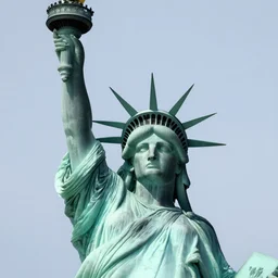 bernie sanders as statue of liberty