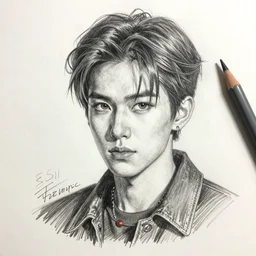 KSI epic pencil sketch